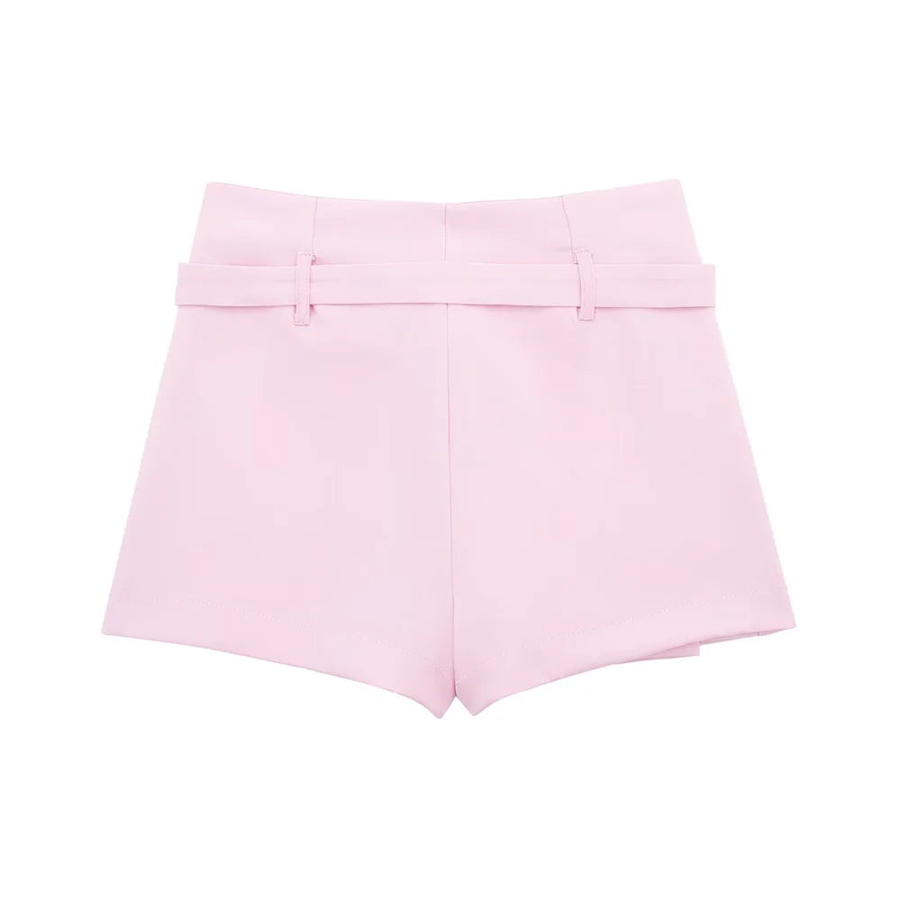 Damen - Shorts Rock - Vielseitig - Einfarbig - Sommer