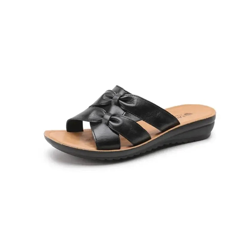 Damen- Sandalen- orthopädisch- zehenoffen- flach- Sommer