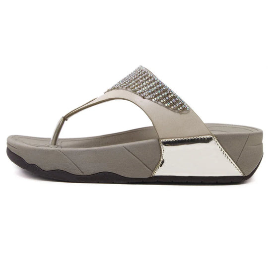 Damen- Sandalen- dicke Hecke- Flip Flop- Gummi- Sommer