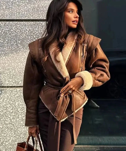 Frauen - Jacke - Leder - Vielseitig - Herbst