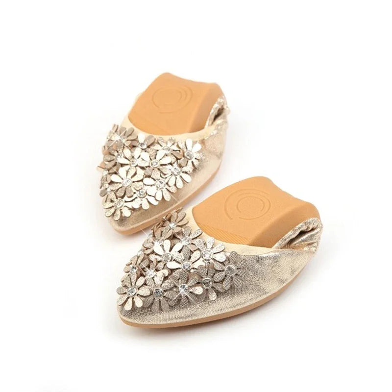 Damen - Schuhe - PU/Gummi - Flats - Spitze Schuhspitze - Strass - Sommer