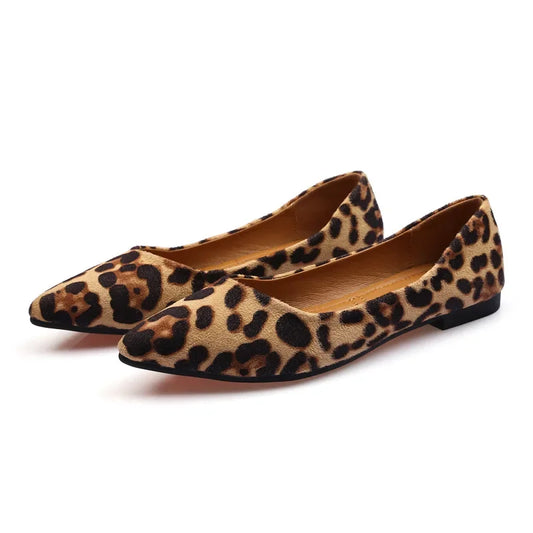 Damen - Schuhe - Gummi/Textil - Leopard - Flach - Sommer