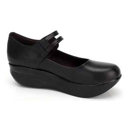 Damen- Schuhe- zehennah- Riemen- Echtes Leder- Sommer