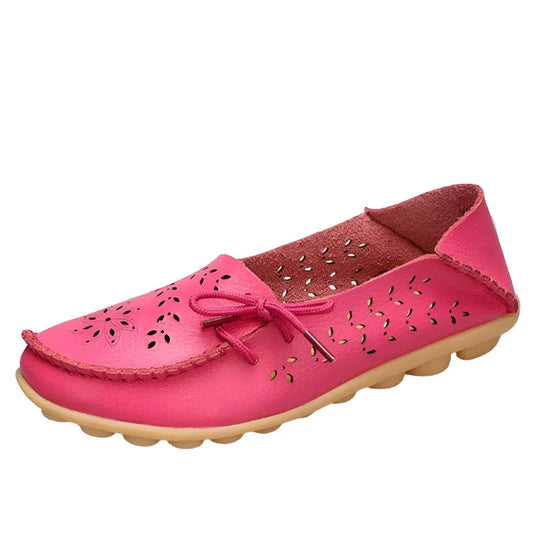 Damen- Schuhe- flach- hohl- rutschen auf- Gummi- Sommer