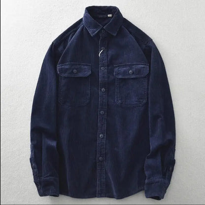 Männer - Hemd - Vintage Corduroy - Lose - Winter