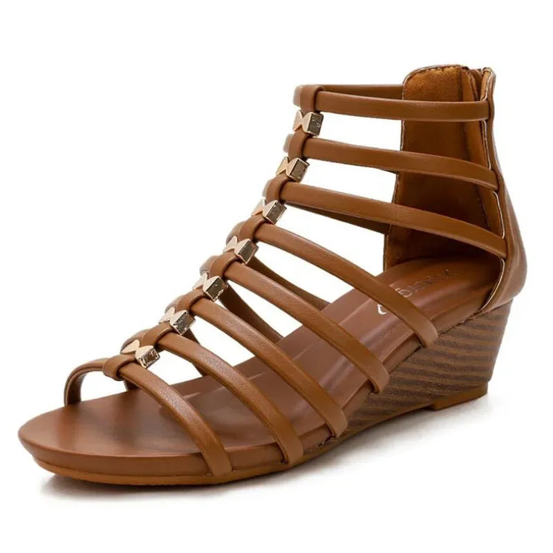 Damen - Sandalen - Synthetik/Gummi - Wedges - Große Größen - Sommer