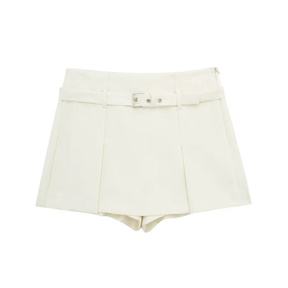 Damen - Shorts Rock - Vielseitig - Einfarbig - Sommer