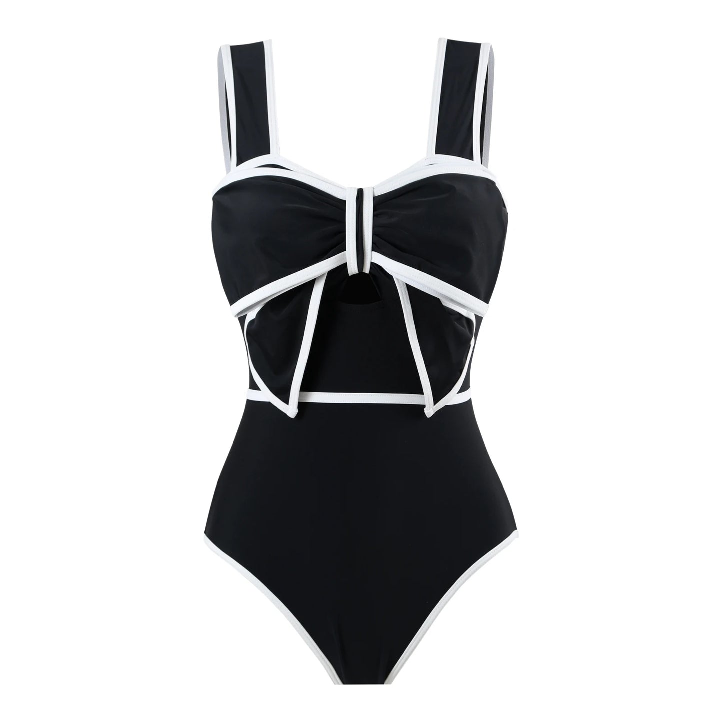 Damen - Bikini - Fliege - Einfarbig - Sommer