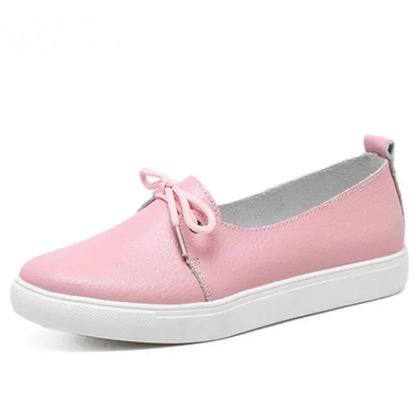 Damen – Flache Schuhe – Schnürschuhe – Bonbonfarben – Slipper – Sommer