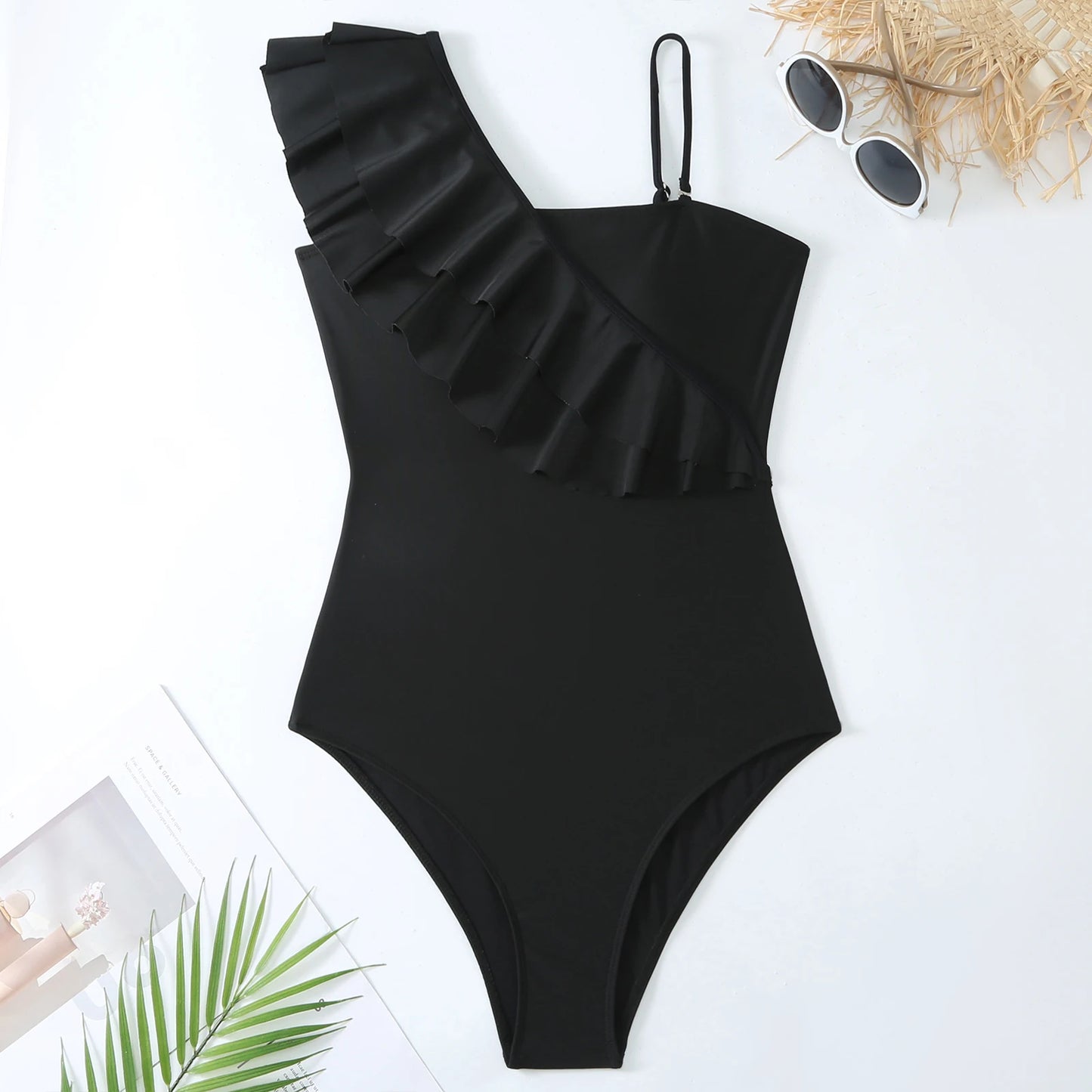 Damen- Bikini- Einteiler mit Rock- Spandex- Sommer