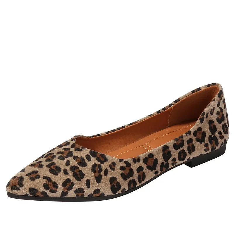 Damen - Schuhe - Gummi/Textil - Leopard - Flach - Sommer