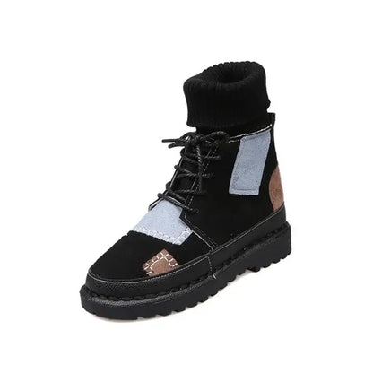 Damen - Schuhe - Echtleder/Gummi - Sock Boots - Schnürboots - Sommer