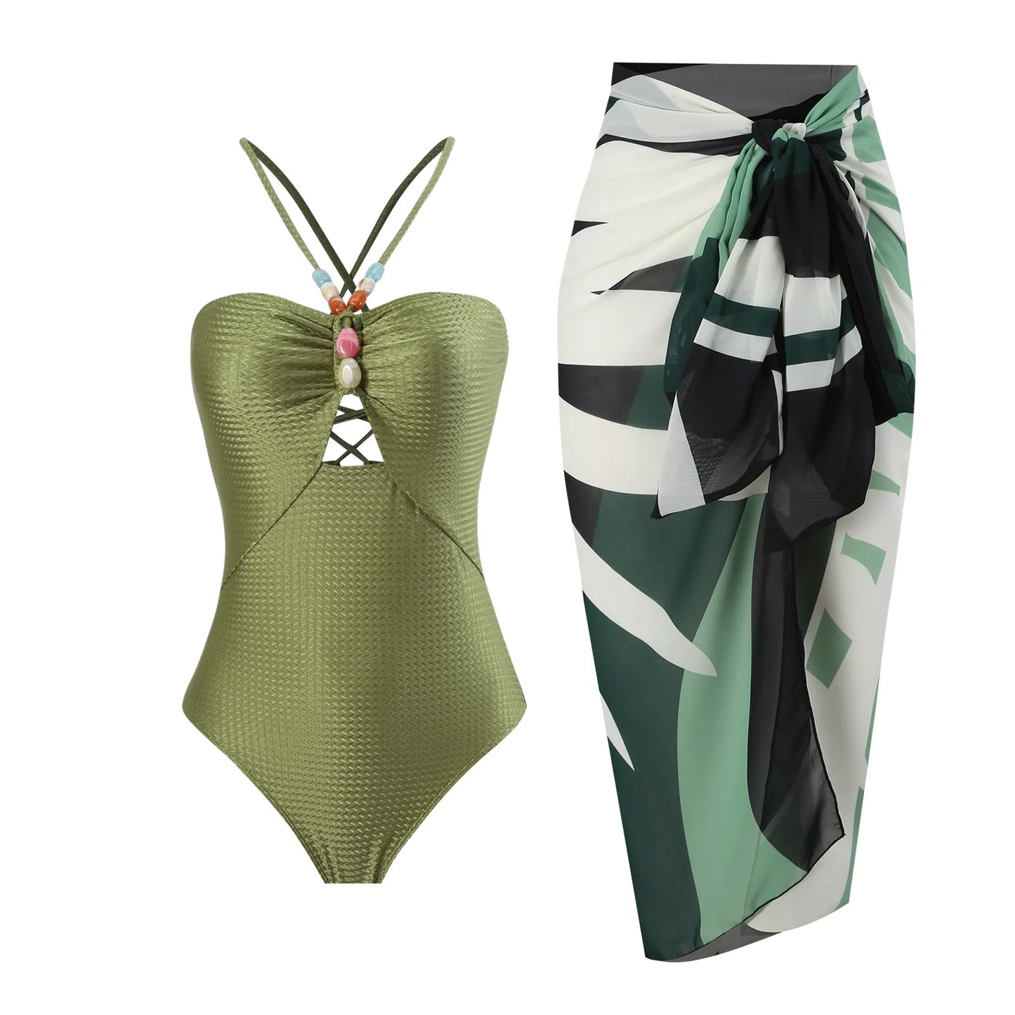 Damen-Bikini-solide Farbe Spaghetti-Träger einteilig-Elasthan-Sommer