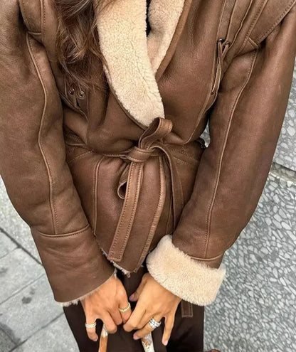 Frauen - Jacke - Leder - Vielseitig - Herbst