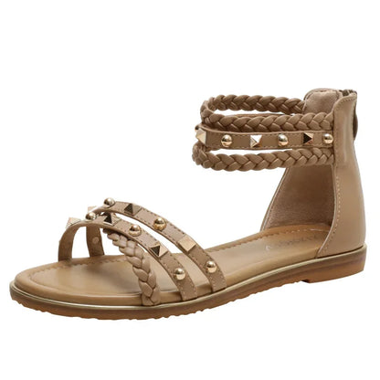 Damen - Sandalen - PU/Synthetik - Gladiator - Boho - Überschuhe - Sommer