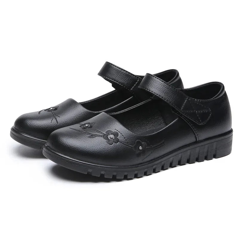 Damen - Leder - Halbschuhe - Uni - Sommer