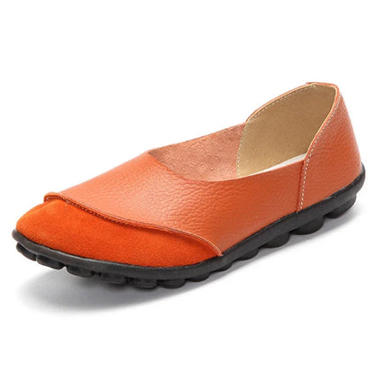 Damen - Schuhe - Echtleder/Gummi - Halbschuhe - Runde Spitze - Sommer