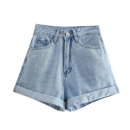 Damen - Shorts - Lässig - Lose Denim - Sommer