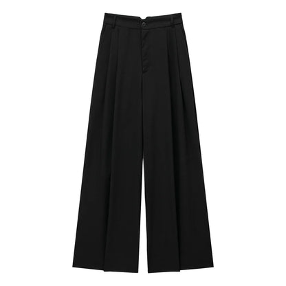 Damen - Hosen - Weites Bein - Einfarbig - Herbst