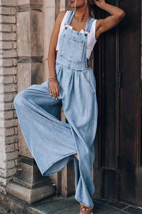 Streetwear Lockerer Denim-Overall