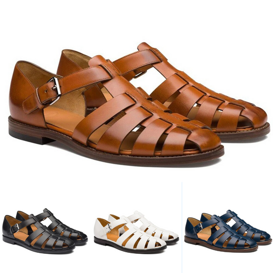 Damen-Sandalen- flach ausgehöhlt- Gummi- Sommer