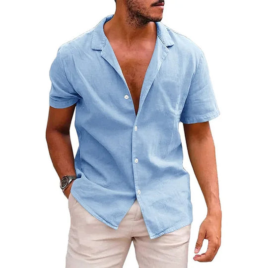 Bequemes Knopfhemd für Männer perfekt für den Sommer
