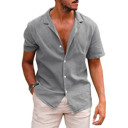 Bequemes Knopfhemd für Männer perfekt für den Sommer