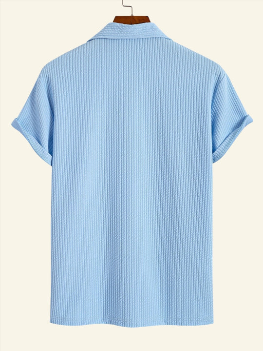 Modernes schlichtes Herren-Poloshirt für bequeme Streetfashion