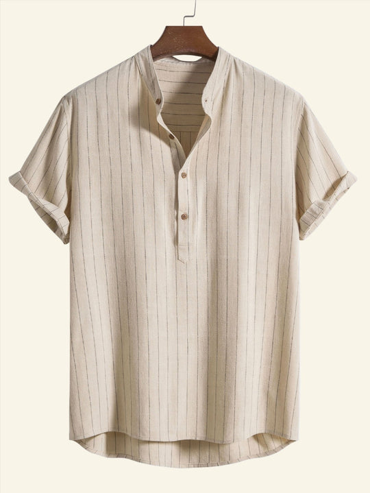 Vintage-inspiriertes Herrenhemd mit Retro-Streifenprint