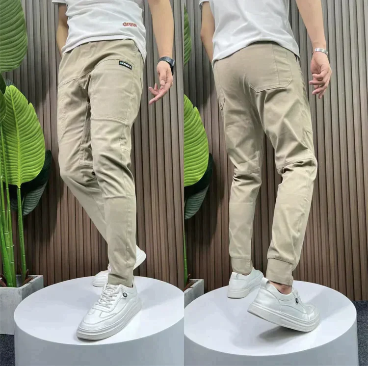 Beige - Miro™  Stretchig kargobroek