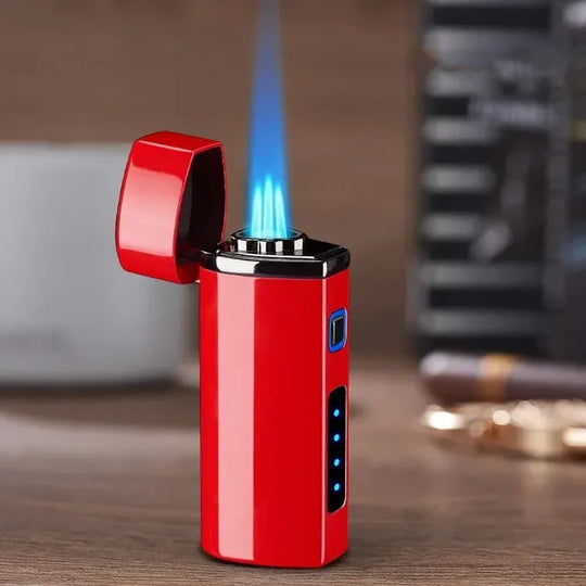 Triple Burn wiederaufladbares elektrisches Feuerzeug_ Innovation mit Micro-USB