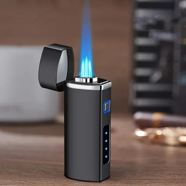 Triple Burn wiederaufladbares elektrisches Feuerzeug_ Innovation mit Micro-USB