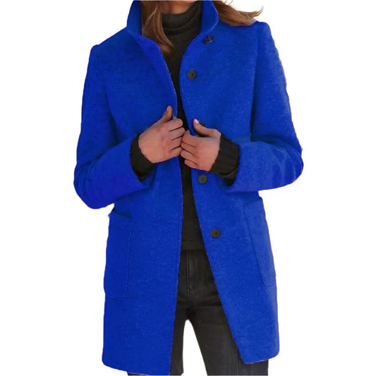 Damen - Sakko Anzug - Einreihig - Elegant Einfarbig - Winter