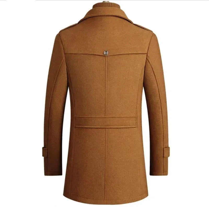 Juliano™ Luxury Wool Overcoat aus echter Schurwolle