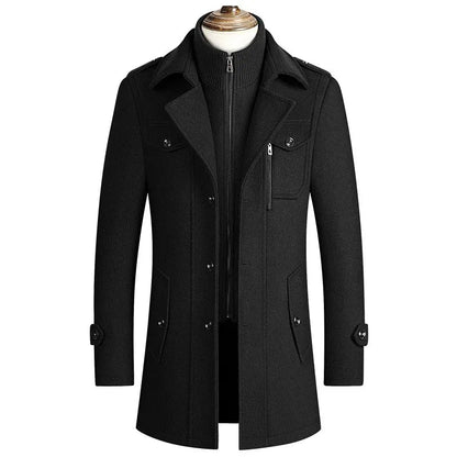 Juliano™ Luxury Wool Overcoat aus echter Schurwolle