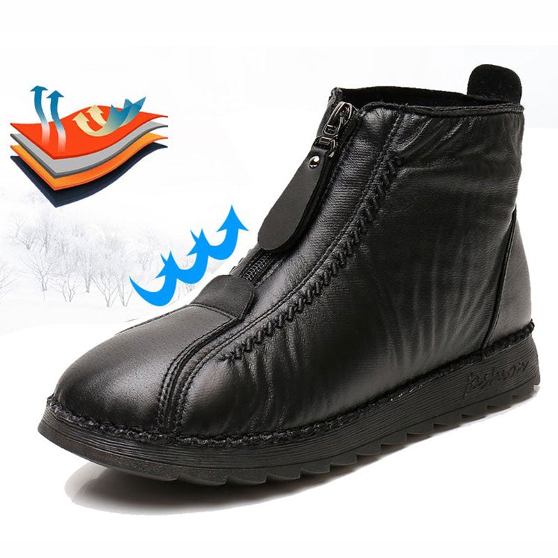 Damen™ - dicke und flauschige wasserdichte Schneestiefel